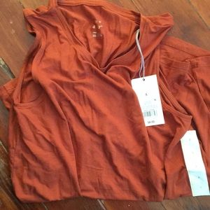 Soft material silky tank top